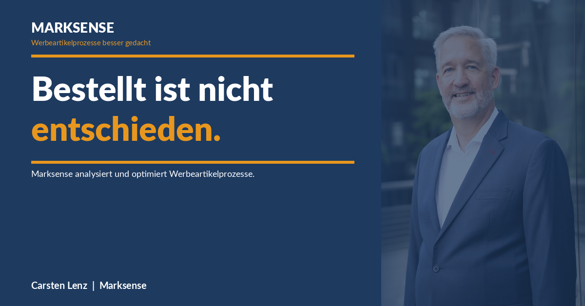 Bestellt ist nicht entschieden
